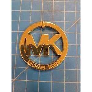 Michael Kors Charm Gold Tone Logo‎ Pendant 2" Jewelry Finding DIY Craft